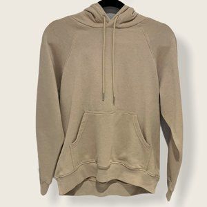 H&M Basic Fleece Pullover Hoodie Light Pink S EUC